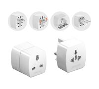 Adaptateur Prise Universelle, Adaptateur Universel, Prise Universelle Voyage, 3 en 1 Type G/A/I/C Adaptateur Voyage pour USA, UK, Europa, Japan, China, Thailand (1 Pièces)