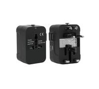 Adaptateur Prise Universelle De Voyage, Prise Internationale avec USB-Ax1 USB-Cx1 Universal Adapter 5v 2.4a vers USA UK Allemagne Australie Chine Japon Plus De 224 Pays