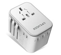 Adaptateur Prise Universelle，Redagod Adaptateur de Voyage avec 3 USB et 2 Type C Adaptateur International France vers USA EU Australie Chine Thaïlande 224+ Pays Adaptateur Prise Anglaise