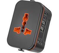 Adaptateur Prise Universelle Voyage,Adaptateur Universel de Voyage avec 2 USB et 2 USBC
