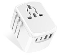 Adaptateur Prise Universelle Voyage International - 5 in1 Travel Adapter Internationale avec 2 USB 2 Type C et 1 AC Universel France vers UK USA Australie Thailande Japon Yioihnm