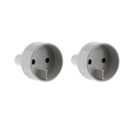 Adaptateur prise voyage UE vers USA - ZENITECH - Lot de 2 - Blanc - Compact - Léger - Certification CE - Sécurité accrue