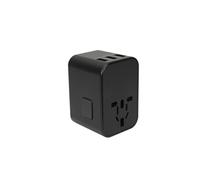 Voltman - Adaptateur prise voyage universel international - 5 ports USB inclus - Noir Noir G