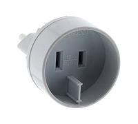 Adaptateur prise voyage USA vers UE - prise mâle UE vers prise femelle US - Blanc - Zenitech