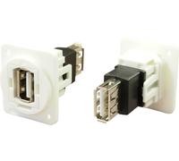 Adaptateur/prolongateur, embase femelle Port USB type A - port USB type A CP30208NXW Cliff Contenu: 1 pc(s)