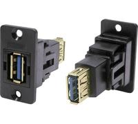 Adaptateur/prolongateur, embase femelle Port USB type A - port USB type A CP30605N Cliff Contenu: 1 pc(s)