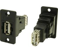 Adaptateur/prolongateur, embase femelle Port USB type A - port USB type A CP30608N Cliff Contenu: 1 pc(s)