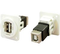 Adaptateur/prolongateur, embase femelle Port USB type A - port USB type B CP30209NXW Cliff Contenu: 1 pc(s)