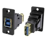 Adaptateur/prolongateur, embase femelle Port USB type A - port USB type B CP30606N Cliff Contenu: 1 pc(s)