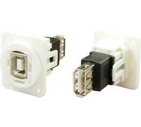 Adaptateur/prolongateur, embase femelle Port USB type B - port USB type A CP30207NXW Cliff Contenu: 1 pc(s)