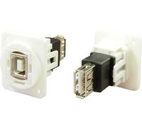 Adaptateur/prolongateur, embase femelle Port USB type B - port USB type A CP30207NXW Cliff Contenu: 1 pc(s)
