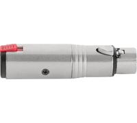 Adaptateur Pronomic AD-JFXF - Prise jack 6,3mm symétrique vers prise XLR - Jack avec verrouillage - Câblé et prêt à l’emploi - Construction robuste - Boîtier en métal moulé sous pression