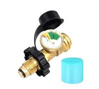 Adaptateur Propane Type 1 avec Manomètre Connecteur pour Grills à Gaz et Foyer