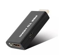 Adaptateur PS2HDMI Plug and Play, synchronisation audio et vidéo avec traitement du signal pour une image plus nette, haute qualité et grande