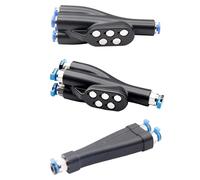 Adaptateur PTFE 4 en 1 Connecteur de Port d'extension pour imprimante 3D P1P/P1S/X1C 4 accessoires de module d'alimentation Connecteur de tube