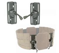 Adaptateur QD pour Système Molle pour Gilet, Boucle À Dégagement Rapide pour Ensemble de Boucles À Dégagement Rapide pour Gilet CPC NCP(Green)