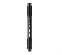 Adaptateur QR pour axe traversant de vélo compatible avec moyeu de roue avant de 12 à 9 mm pour une performance améliorée (12 x 130 à 9 mm noir)