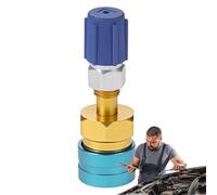 Adaptateur R1234YF À R134A - Adaptateur De Tuyau D'adaptateur En Laiton, | Adaptateur Pour Le Réfrigérant AC, R134A Coupleurs CQUICK Rapides R1234YF À R134A, ACCESSOIRES DE REMPLACEMENT DE REMPLACEMEN