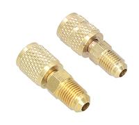 Adaptateur R410 à R22 Hv Filetage Femelle 4Sae Tête de Convertisseur Connexion de Climatiseur pour Vanne de Régulation R22 1 4Sae Climatisation Filetage Mâle Adaptateur