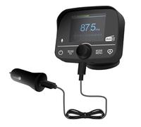 Adaptateur Radio Dab Voiture Convient avec écran LCD De 2,4 Pouces, émetteur FM Intégré, Bluetooth, Radio Numérique Dab, Interface Aux in/Out Et Lecteur De Carte TF