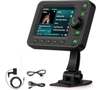 Adaptateur Radio Numérique Dab Dab+ avec 10 Touches de Fonctions Rapides pour autoradio - Écran LCD 2,8 Pouces avec Bluetooth Musique - Lecteur de Musique Dab Adaptateur récepteur Aux Entrée/Sortie