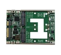 StarTech.com Adaptateur RAID pour 2 disques SSD mSATA vers SATA 2,5" - Convertisseur 2x SSD mSATA vers SATA de 2,5 pouces avec RAID - contrôleur de stockage - mSATA - SATA 6Gb/s