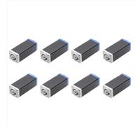 Adaptateur/rallonge de coupleur PowerCon CA 8X LED, connecteur Speakon de haute qualité, montage sur panneau, droit, bleu vers blanc