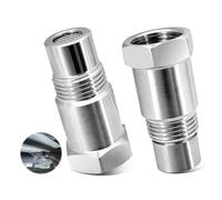 Adaptateur Rallonge de sonde lambda M18x1.5-2 pièces Adaptateur universel pour capteur d’oxygène avec tamis en acier, 45 mm, adaptée aux voitures, motos et échappements avec filetage O2 standard