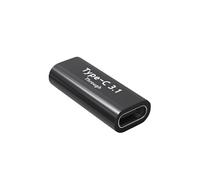 Adaptateur Rallonge USB-C Femelle vers USB-C Femelle Design Compact Noir