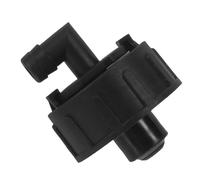 Adaptateur Rapide Bib pour Machine à Soda, Raccord Coudé 90° Noir | Plastique Pe, Joints Précis, Anti-retour Intégré, pour Lignes Gazeuses et Échanges de Maintenance