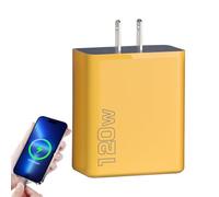 Adaptateur Rapide Multi-Port - Un Port de Charge Rapide Adaptateur Secteur Multi-USB | Prise AU Compatible avec 15/14/13/12, Adaptateur 3PD+3USB Jaune Européen, Américain et Bri