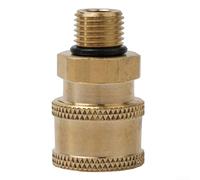 Adaptateur rapide pour nettoyeur haute pression 35,6 cm, compatible avec tuyaux d'arrosage, pompes et vannes, plusieurs types de filetage disponibles pour les applications haute pression (#16)