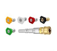 Adaptateur Rapide pour nilfisk avec 5 Buses Acier Adaptateur | Compatibilité pour nilfisk, Neptune, KEW, Alto, connexion rapide outil, acier inoxydable durable
