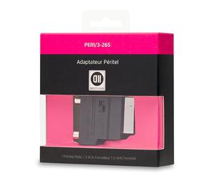 Adaptateur RC S-VHS femelle /Péritel mâle