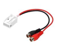 Adaptateur RCA - BMW - 5/7/X5/Z3/Z4/Mini Cooper - Rouge - Audio - Connecteur RCA