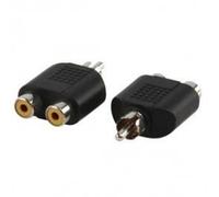 Valueline Adaptateur RCA – RCA mâle vers 2× RCA femelle