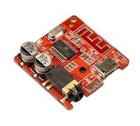 Adaptateur récepteur Bluetooth BT V5.0 3,5mm AUX-In Loseless Sound Stéréo Audio, Rouge