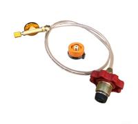 Adaptateur Recharge pour gaz EN417 Valve Lindal Butane Propane | Compatible EN417, valve Lindal, transfert sûr, butane propane, isobutane pour lpg camping(C)