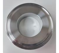 Adaptateur réducteur à trois pinces en acier inoxydable 304, embout de raccord sanitaire for systèmes sous vide et sanitaires(2in to 0.5in)