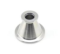 Adaptateur réducteur conique à trois pinces KF, raccord de tuyau bride réduction sous vide, adaptateur joint en acier inoxydable(KF40-KF50)