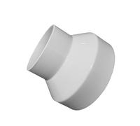 Adaptateur réducteur de 150 mm à 100 mm pour conduits à broches rondes - Connecteur pour une ventilation sécurisée, un ventilateur d'extraction et des tuyaux de climatisation. 110-150mm/H:112mm