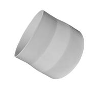Adaptateur réducteur de 150 mm à 100 mm pour conduits à broches rondes - Connecteur pour une ventilation sécurisée, un ventilateur d'extraction et des tuyaux de climatisation. 80-100mm/H:58mm