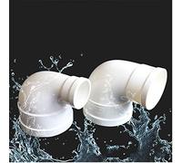 Adaptateur réducteur de conduit coude en PVC pour chauffage et ventilation - 160 mm à 110 mm - 1 pièce