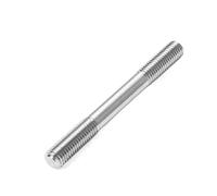 Adaptateur réducteur de filetage, Pas de vis M6 M8 filetage dents bâton vis tige Double tête métrique filetage vis boulons 304 acier inoxydable goujons boulons écrou d'arbre(120mm(1pcs),M6)