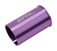 Adaptateur réducteur de manchon de tige de selle, manchon de conversion en alliage d'aluminium compatible avec le réglage du diamètre de la tige de selle, anodisé usiné (31,6 à 27,2 mm)
