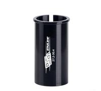 Adaptateur réducteur de tige de selle de vélo en alliage d'aluminium pour tube de cadre de conversion de diamètre 22,2 mm à 25,4 mm 27,2 mm 30,8 mm 31,6 mm 33,9 mm 34,9 mm Noir (27,2-30,4)