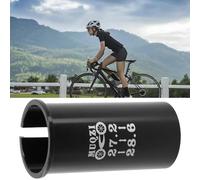 Adaptateur réducteur de tube de selle en alliage d'aluminium usiné CNC antidérapant compatible avec différentes tailles pour vélos de route, VTT et plus (27,2-28,6)