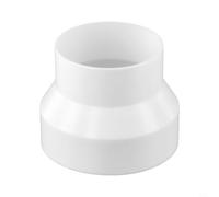 Adaptateur réducteur de tuyau de ventilation ABS 150 mm à 110 mm pour raccord de conduit rond pour systèmes de qualité d'air intérieur NiuLumea (100 à 75)