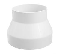 Adaptateur réducteur de tuyau de ventilation ABS épais avec excellente étanchéité pour connecter des conduits solides ou flexibles, convient pour les évents de sèche-linge et les hottes de cuisinière