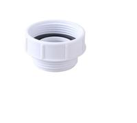 Adaptateur réducteur de tuyau de vidange de 3,8 cm à 3,2 cm fabriqué à partir de plastique PP pour un débit d'eau efficace dans les éviers de cuisine ou de salle de bain